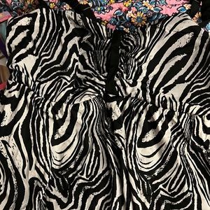 Catherine’s swim dress black and white size 32W